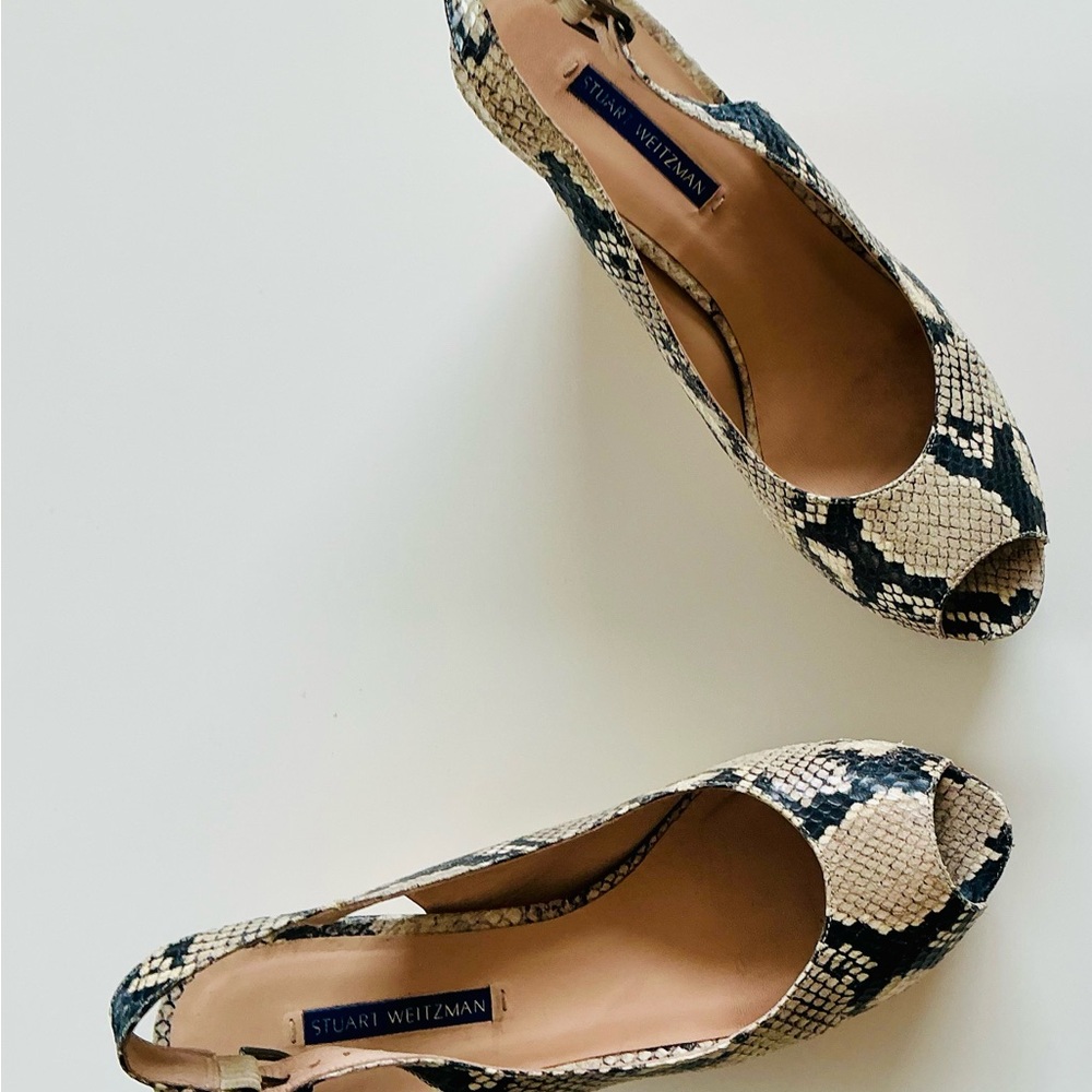 Stuart Weitzman Slingbacks Sz 9.5 - Picture 2 of 12